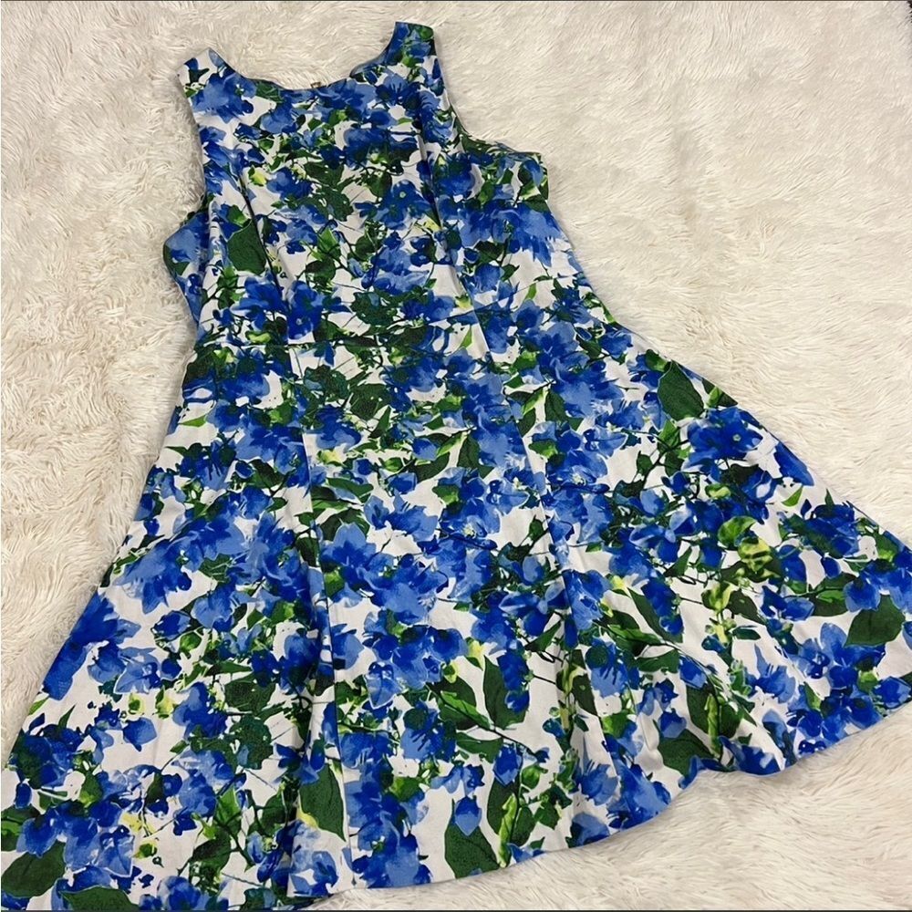 Milly floral fit & flare dress 12